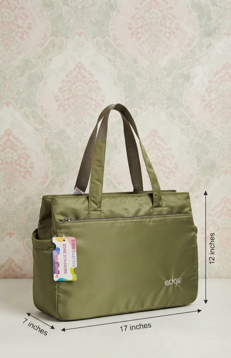Edge Pure Sarteene Waterproof Shopping Bags for Market, Shopping, Lunch & Shoulder Bag Use