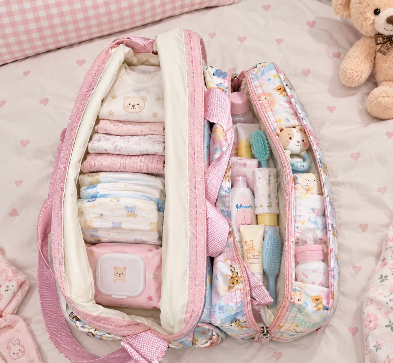 Edge Heavy Sarteene Waterproof Baby Bags Mother Bag for Kids Accessories