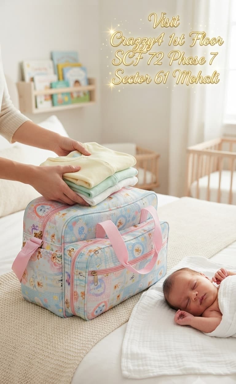 Edge Heavy Sarteene Waterproof Baby Bags Mother Bag for Kids Accessories