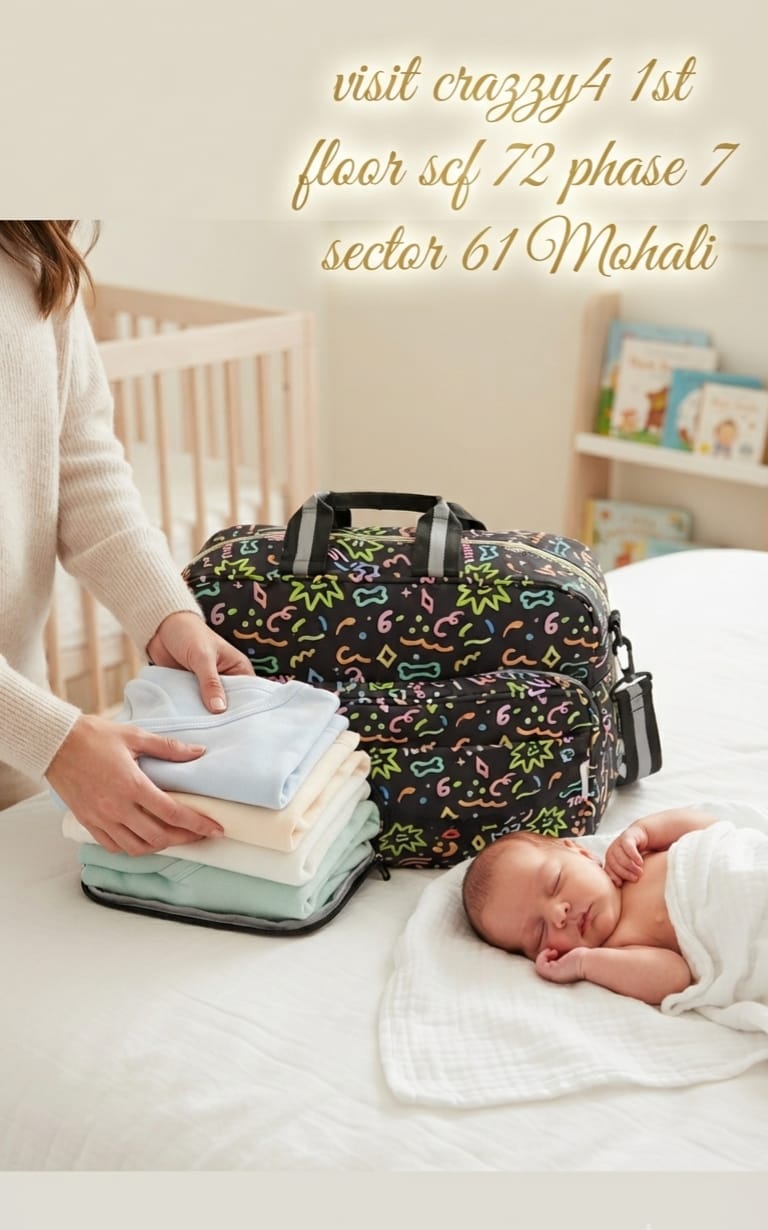 Edge Heavy Sarteene Waterproof Baby Bags Mother Bag for Kids Accessories