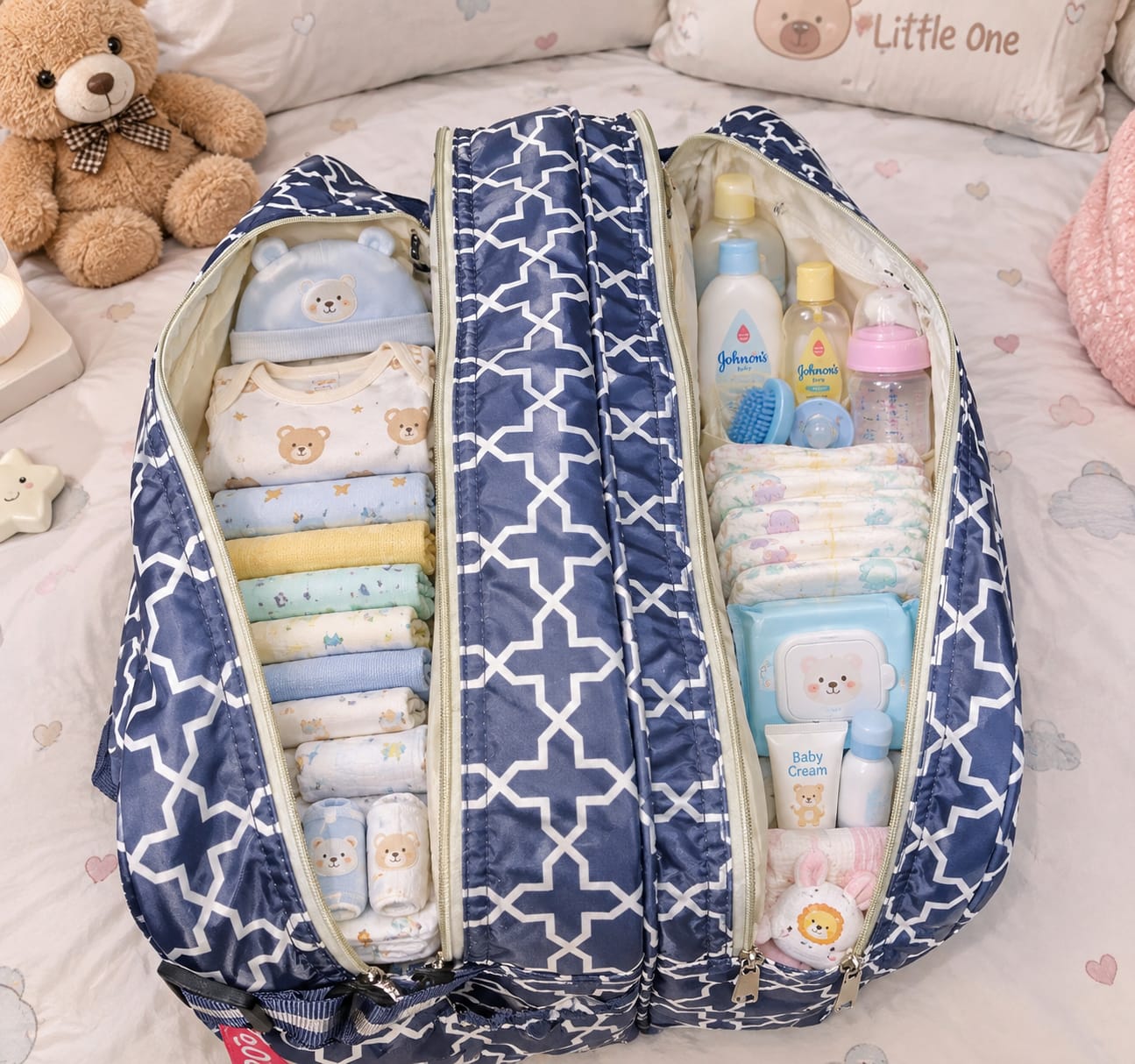 Edge Heavy Sarteene Waterproof Baby Bags Mother Bag for Kids Accessories