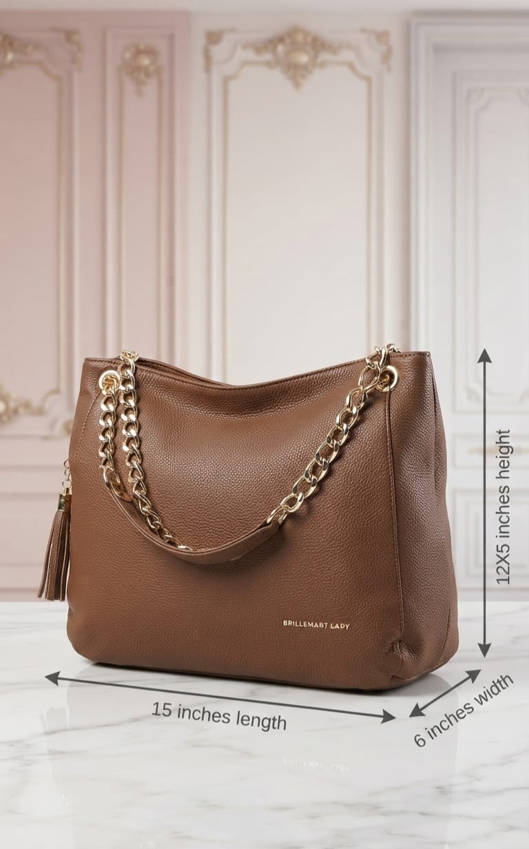 Brilliant Lady Soft PU Tote Bags Office Bags Trip Bags for Any Occasion