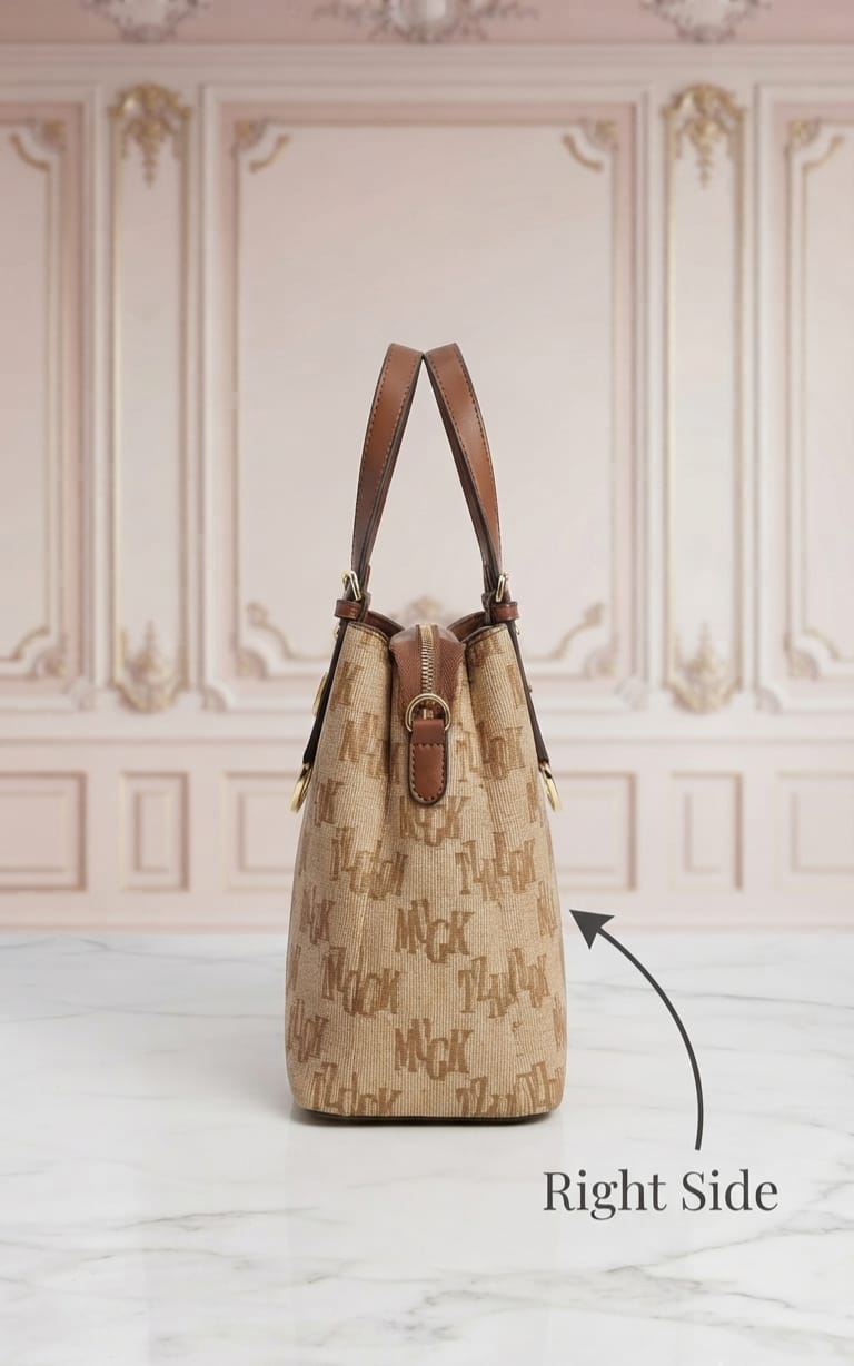 Imported High Quality PU Hand Bag Office Bags for Women | 2-Compartment Elegant Carryall