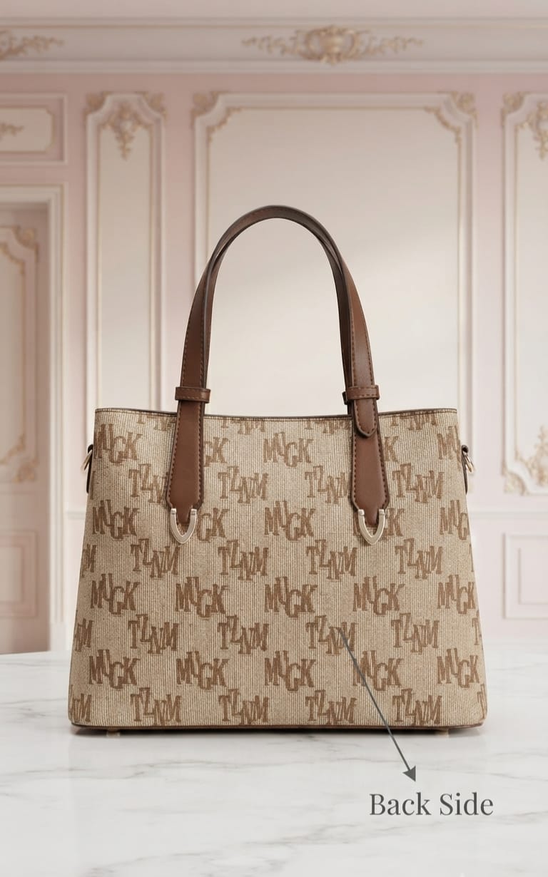 Imported High Quality PU Hand Bag Office Bags for Women | 2-Compartment Elegant Carryall