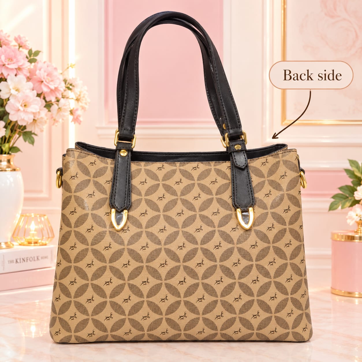 Imported High Quality PU Hand Bag Office Bags for Women | 2-Compartment Elegant Carryall