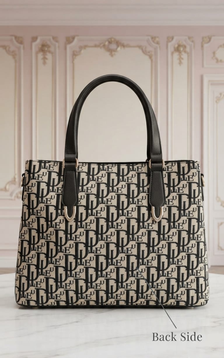 Imported High Quality PU Hand Bag Office Bags for Women | 2-Compartment Elegant Carryall