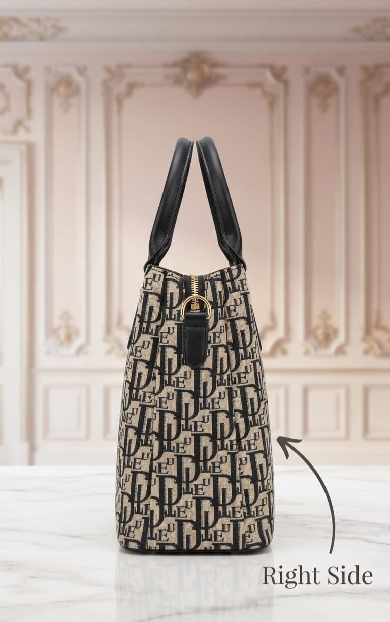 Imported High Quality PU Hand Bag Office Bags for Women | 2-Compartment Elegant Carryall