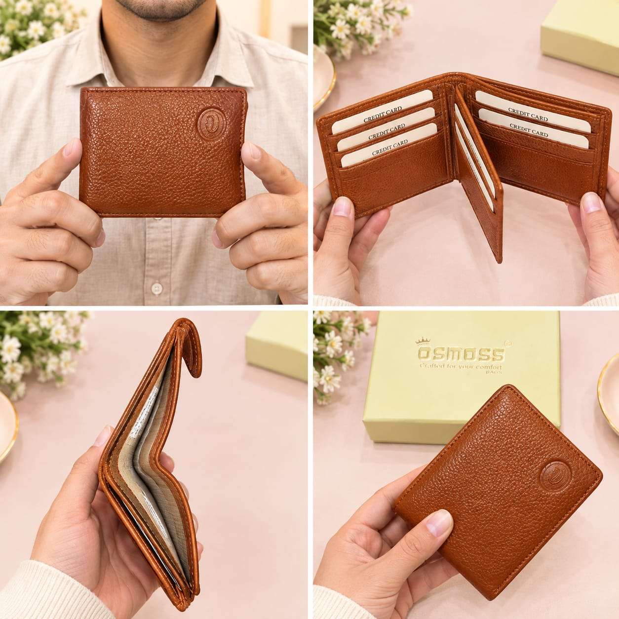 ELIANCE Pure Leather Men Leather Wallet for Cash & Cards with 10 Card Slots