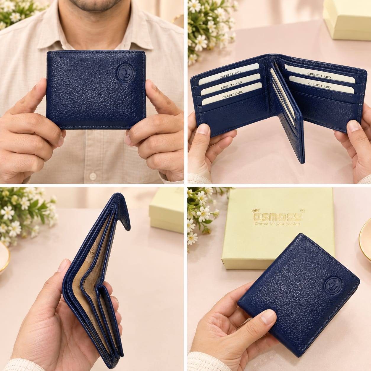 ELIANCE Pure Leather Men Leather Wallet for Cash & Cards with 10 Card Slots