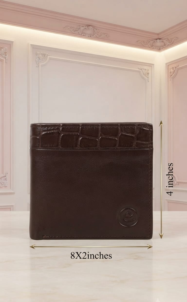 ELIANCE Pure Leather Men Leather Wallet for Cash & Cards with 10 Card Slots