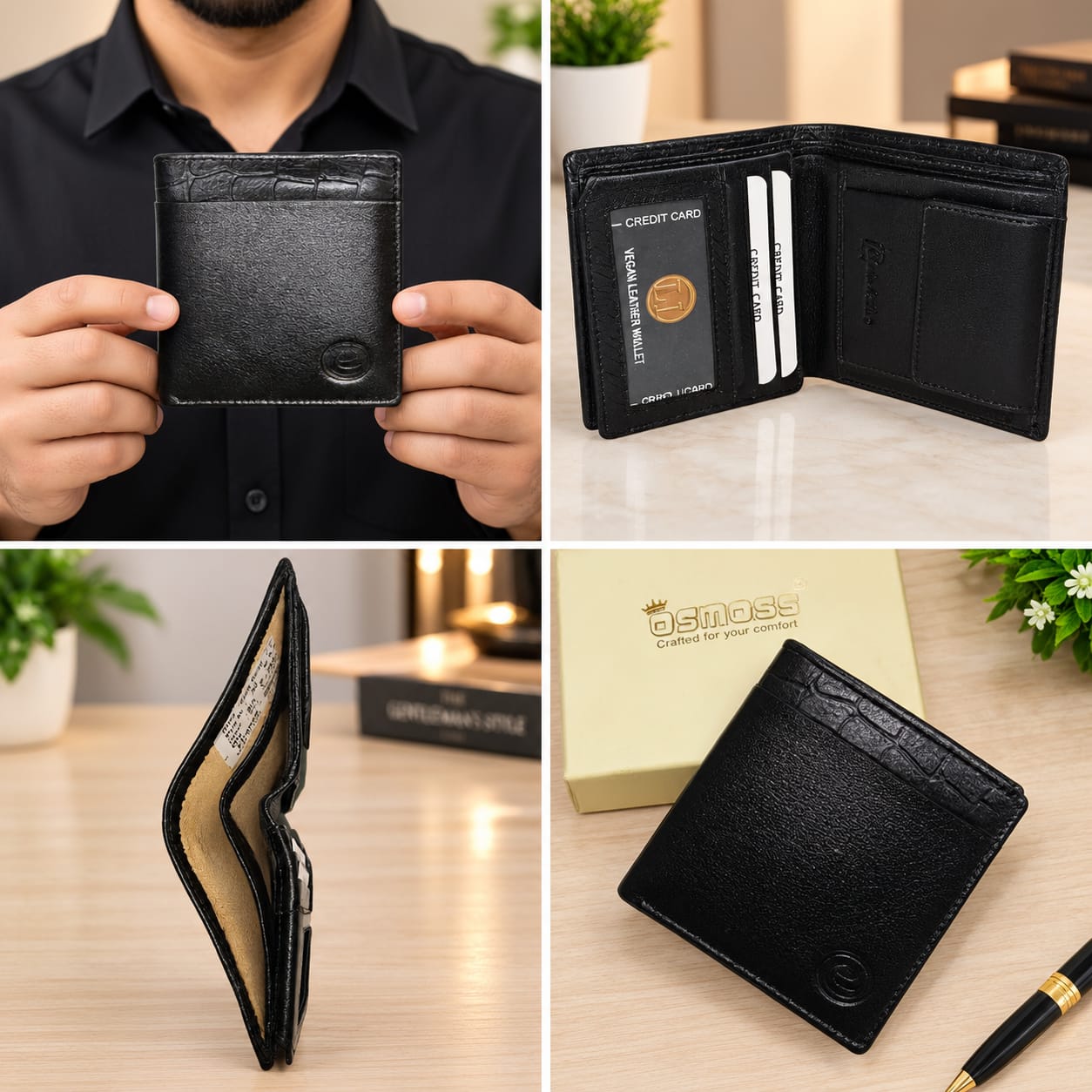 ELIANCE Pure Leather Men Leather Wallet for Cash & Cards with 10 Card Slots