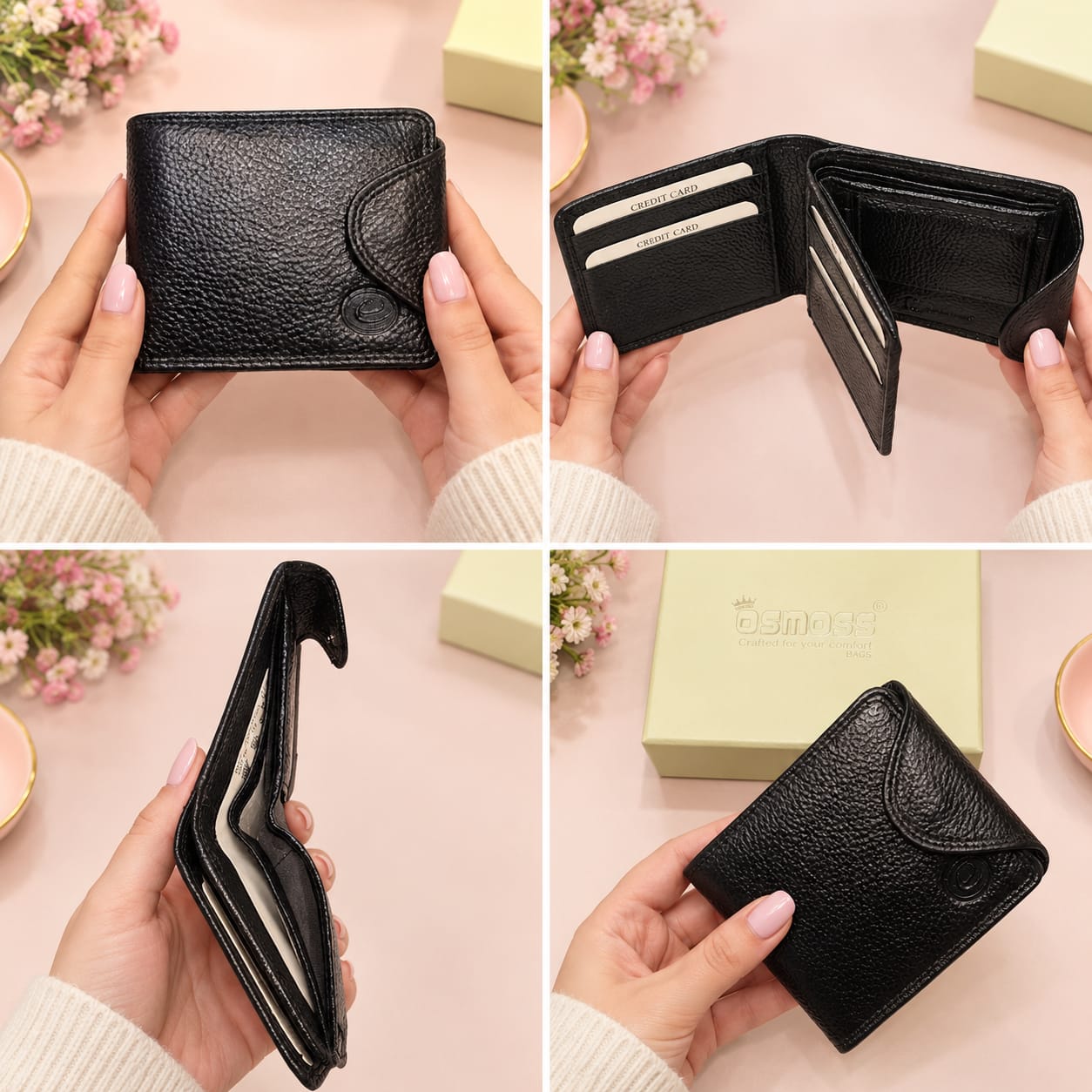 ELIANCE Pure Leather Men Leather Wallet for Cash & Cards with 10 Card Slots