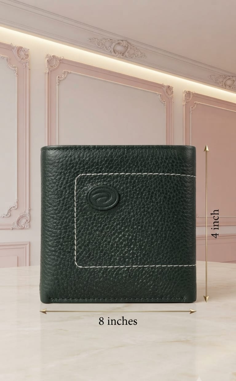 ELIANCE Pure Leather Book Style Men Leather Wallet for Cash, Cards & Coins