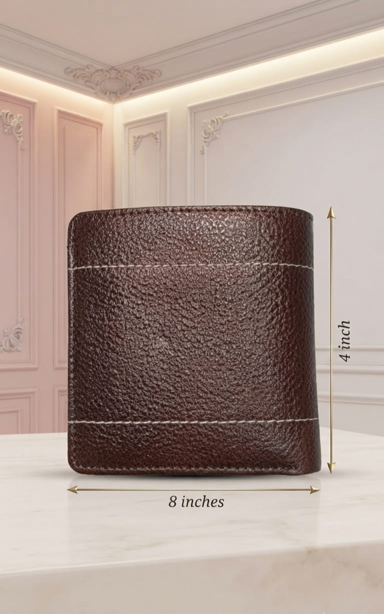 ELIANCE Pure Leather Book Style Men Leather Wallet for Cash, Cards & Coins