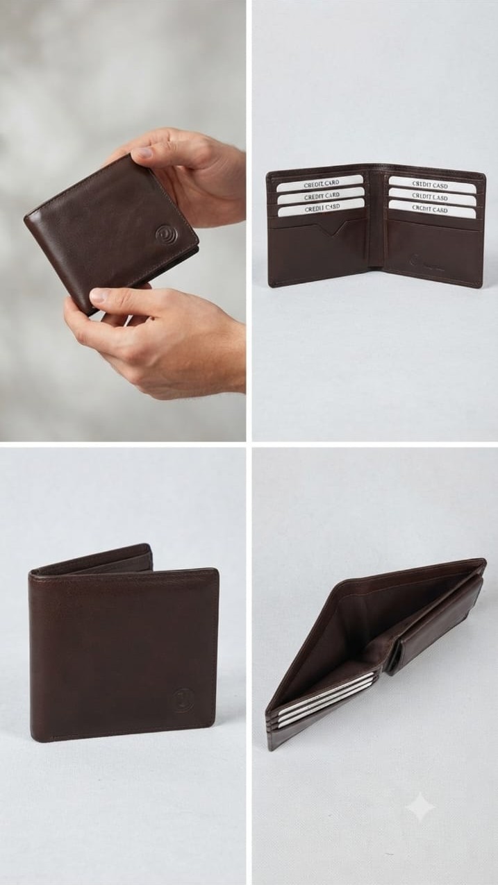 ELIANCE Pure Leather Men Leather Wallet for Cash, Cards & Coins