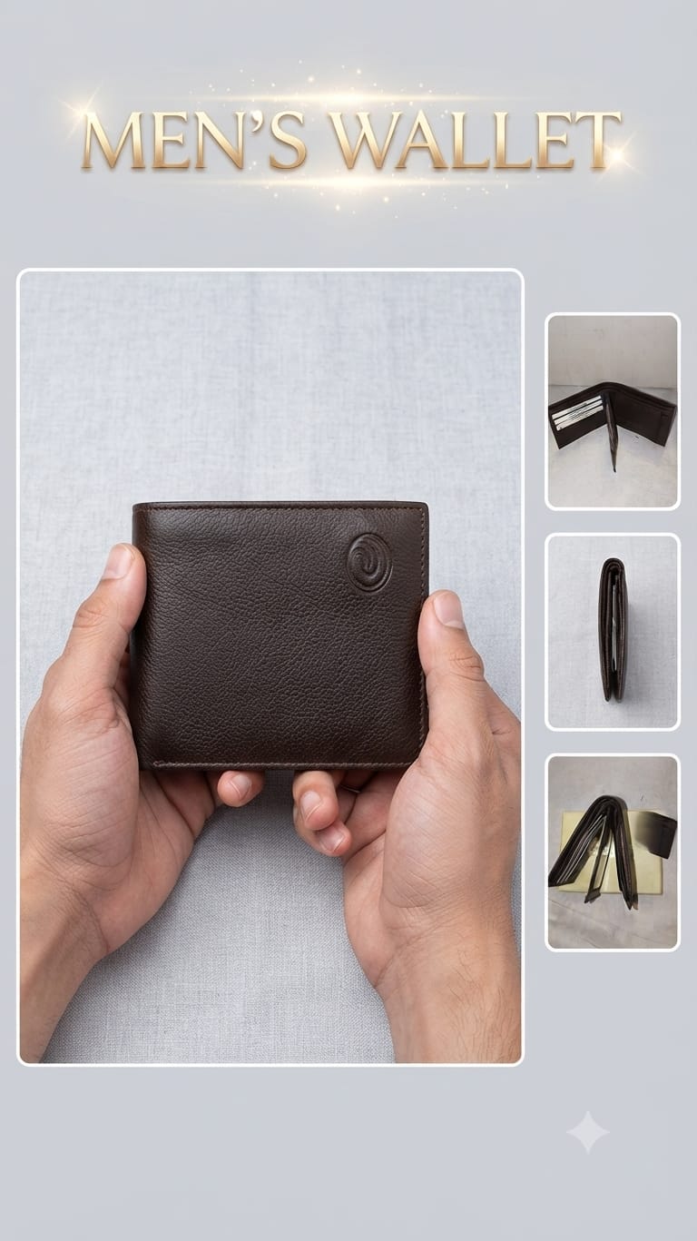 ELIANCE Pure Leather Men Leather Wallet for Cash, Cards & Coins