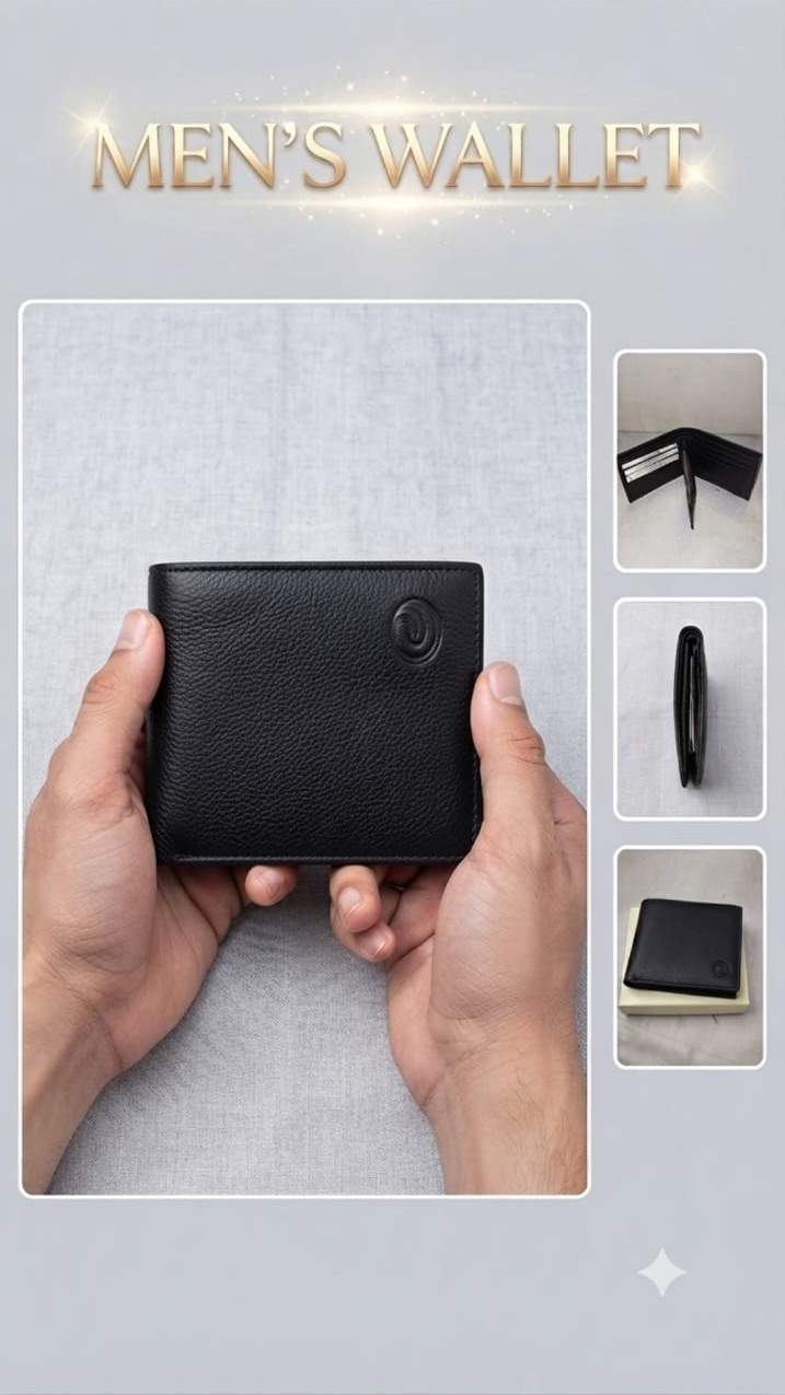 ELIANCE Pure Leather Men Leather Wallet for Cash, Cards & Coins