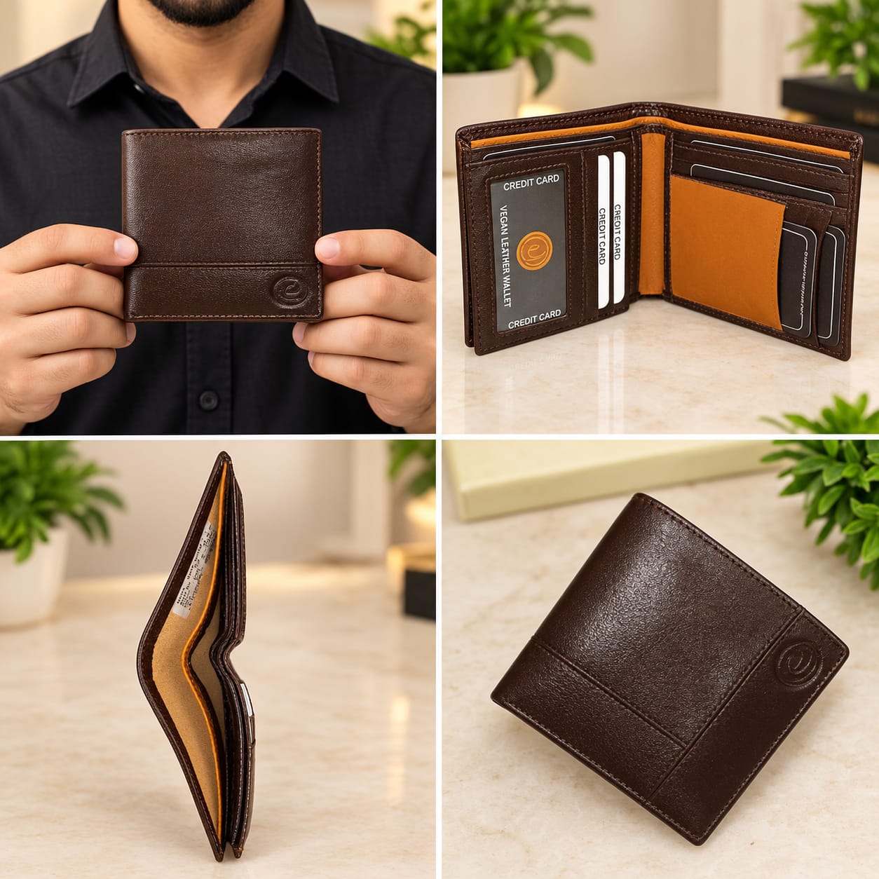 ELIANCE Pure Leather Men Leather Wallet for Cash, Cards & Coins