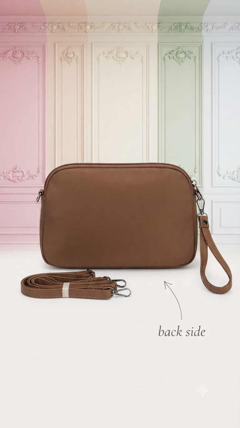 FLAUNT IT Soft PU HAND KIT WITH STRING for Cash, Cards, Coins & Mobile