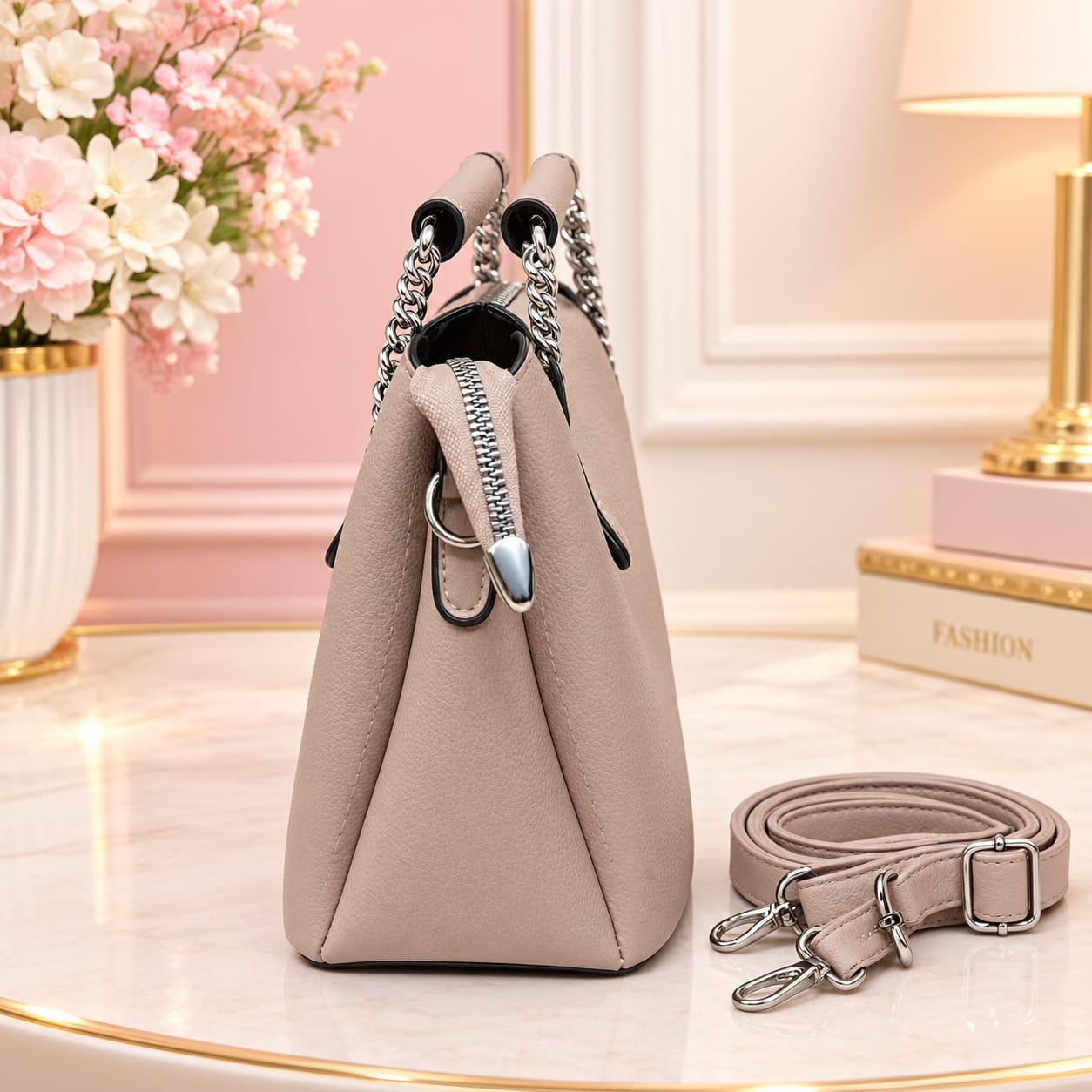 Treasure Soft PU HAND bag WITH long STRING for Cash, Cards, Coins, Mobile & Wallet