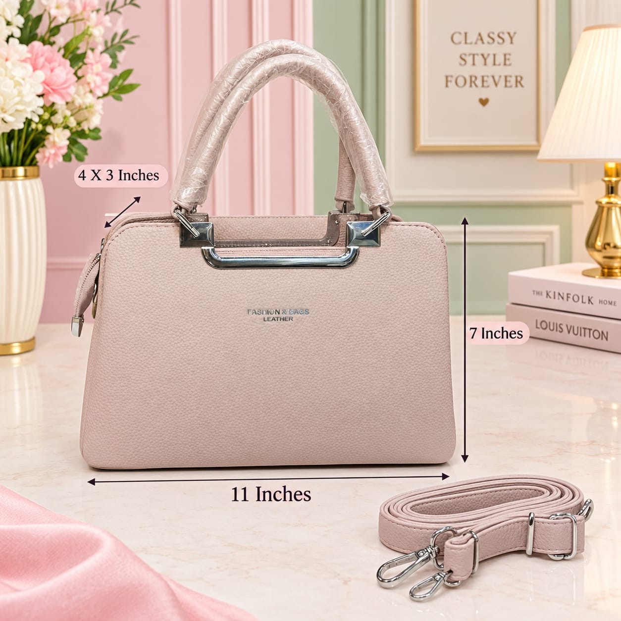Fashion & Bags Soft PU HAND bag WITH long STRING for Cash, Cards, Coins, Mobile & Wallet