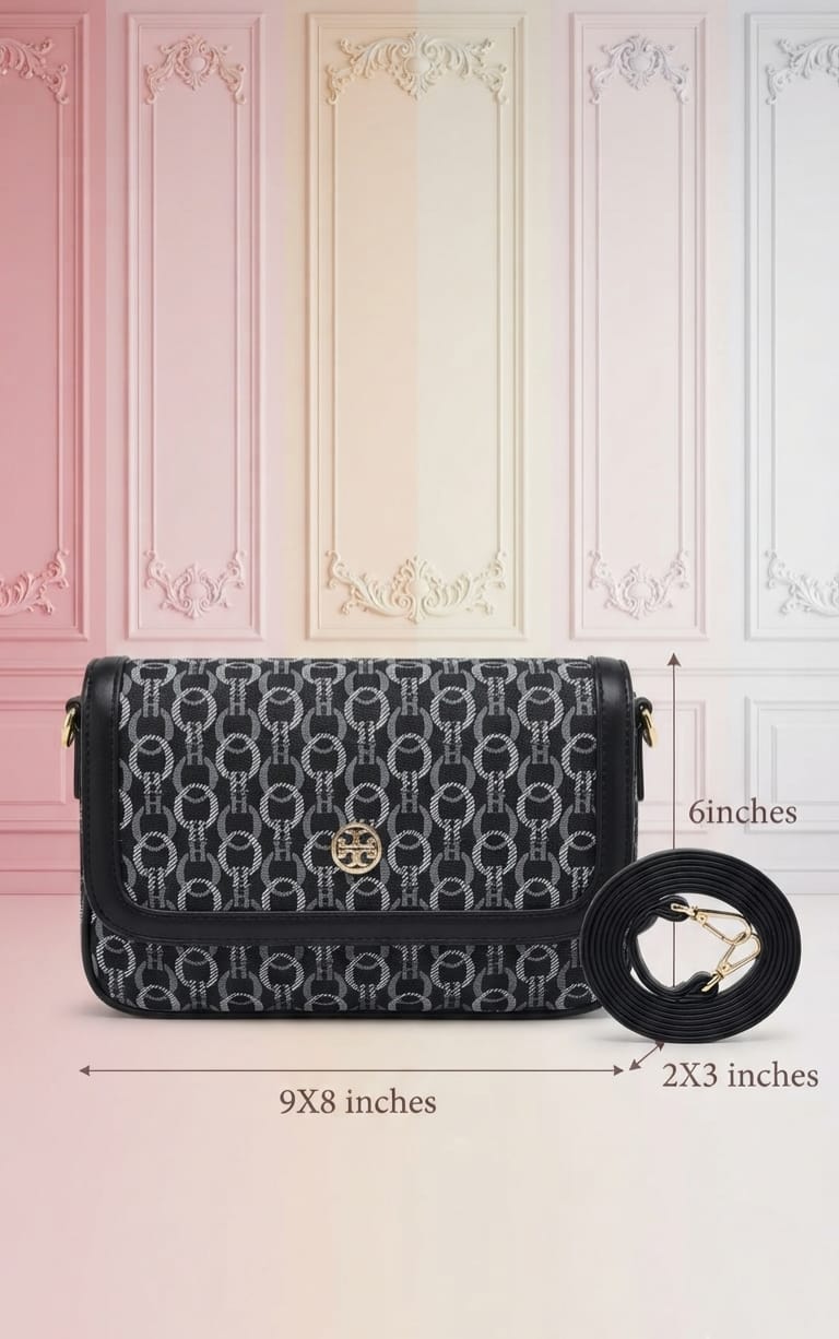 Imported PU Mett Sling Bags Side Bag for Cash, Cards, Coins, Goggles, Mobile & Wallet