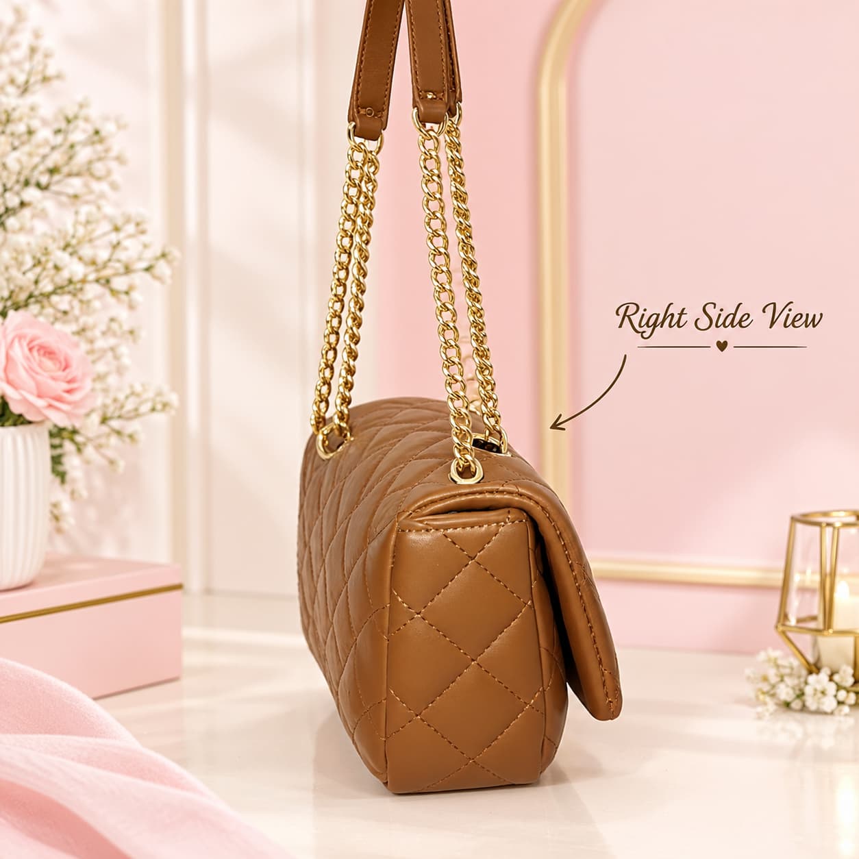 Imported High Quality PU Sling Bag for Party & Daily Use