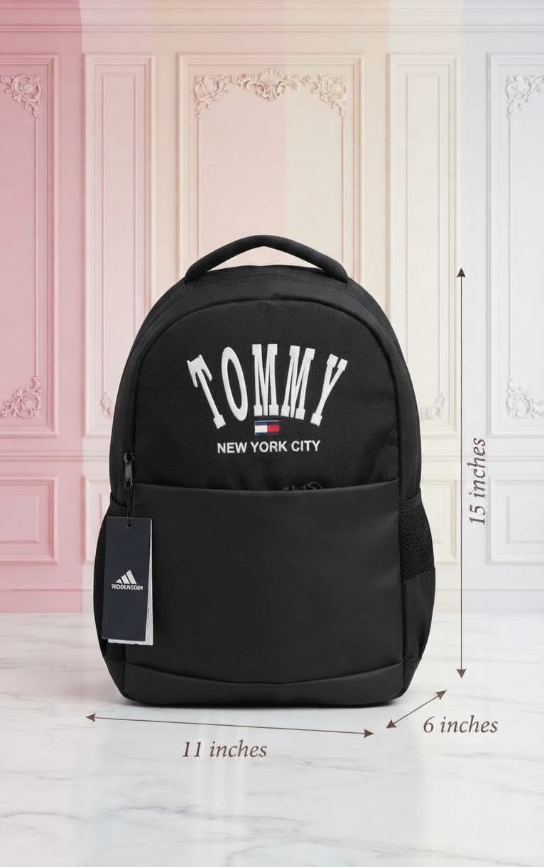 Premium Imported PU Leather School & College Backpack