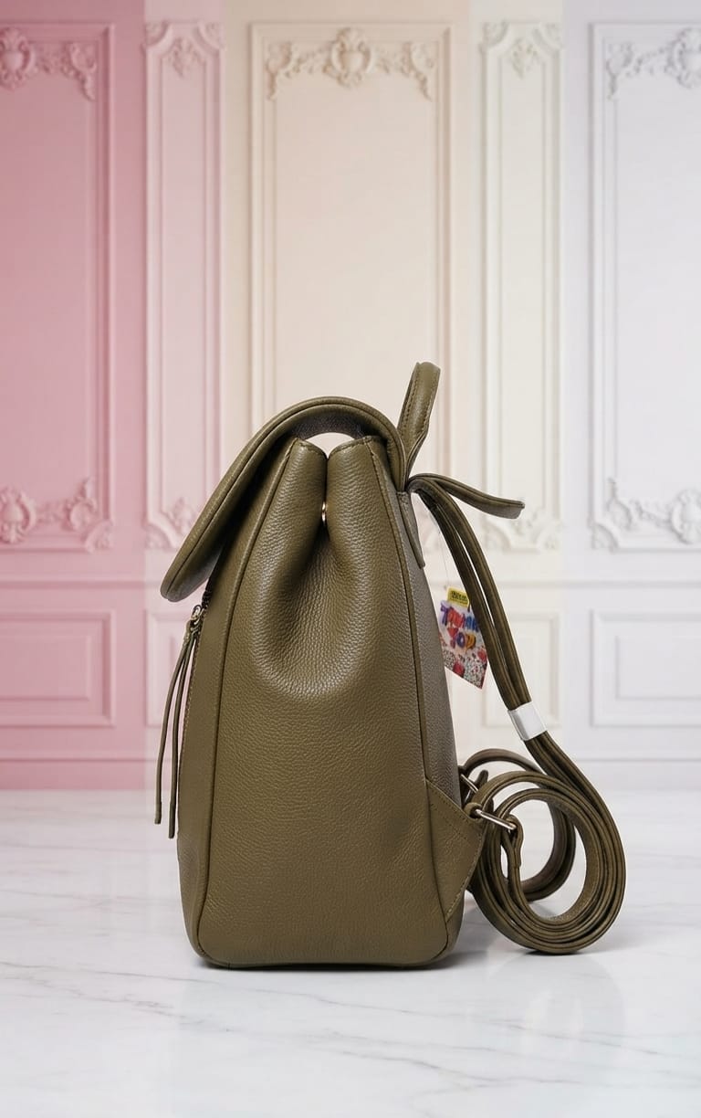Paris & Classic High Quality PU Backpack for College, Office & Trips