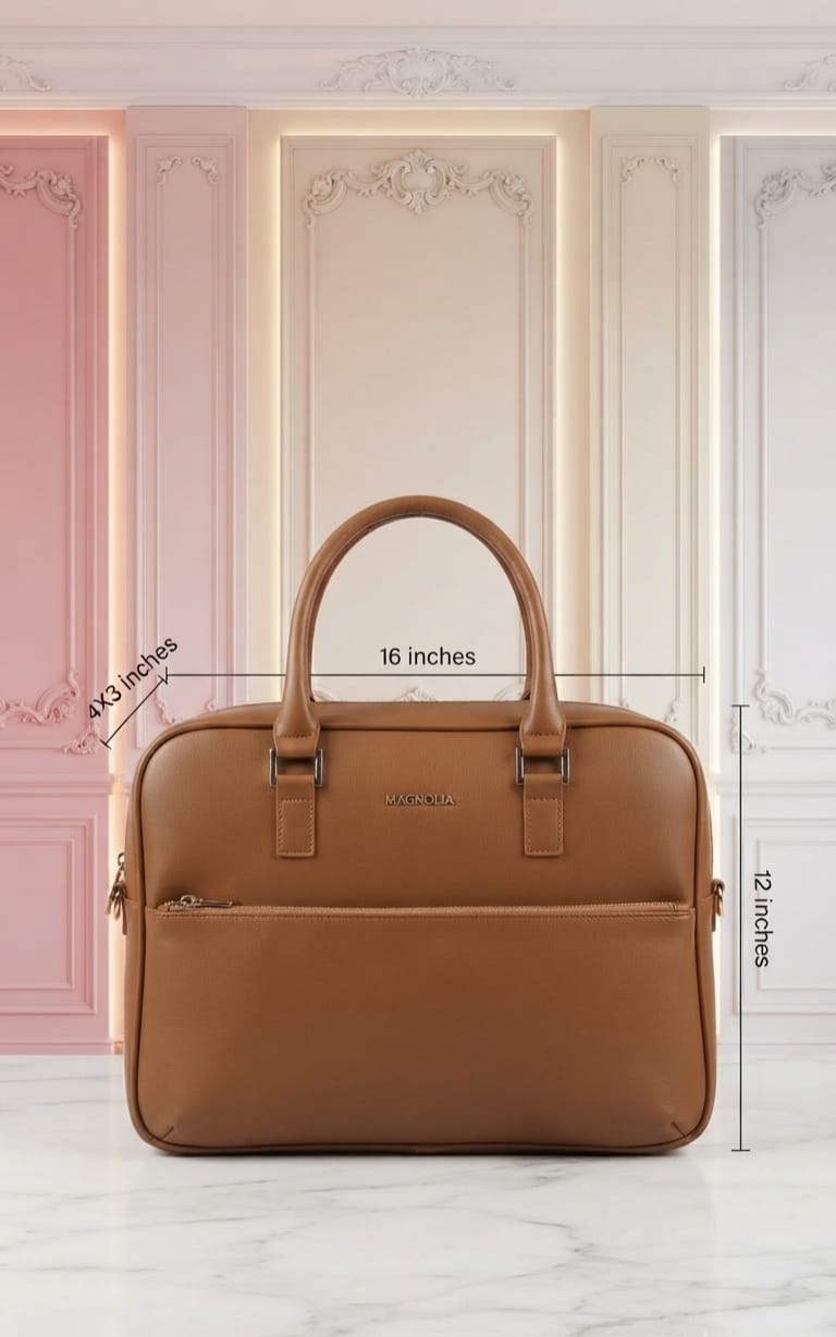 Magnolia High Quality PU Office Bag for College, Office & Travel