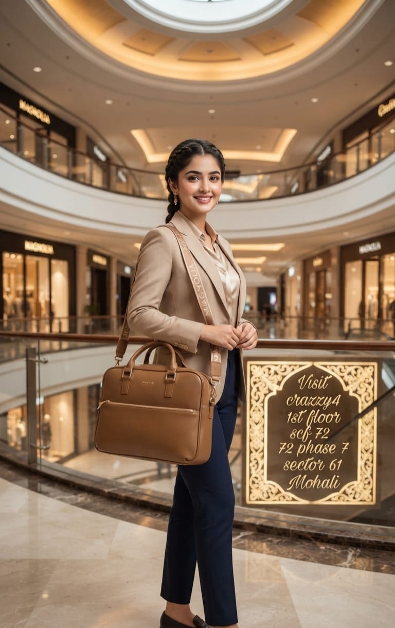 Magnolia High Quality PU Office Bag for College, Office & Travel