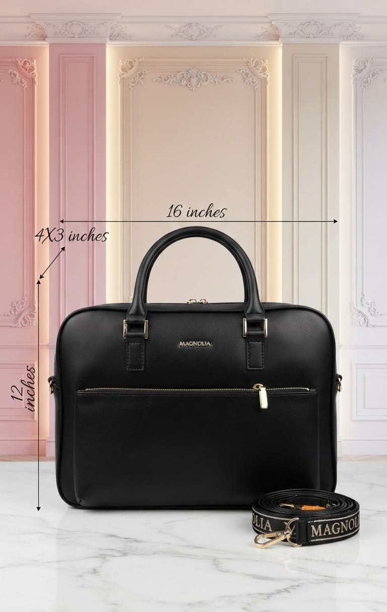 Magnolia High Quality PU Office Bag for College, Office & Travel