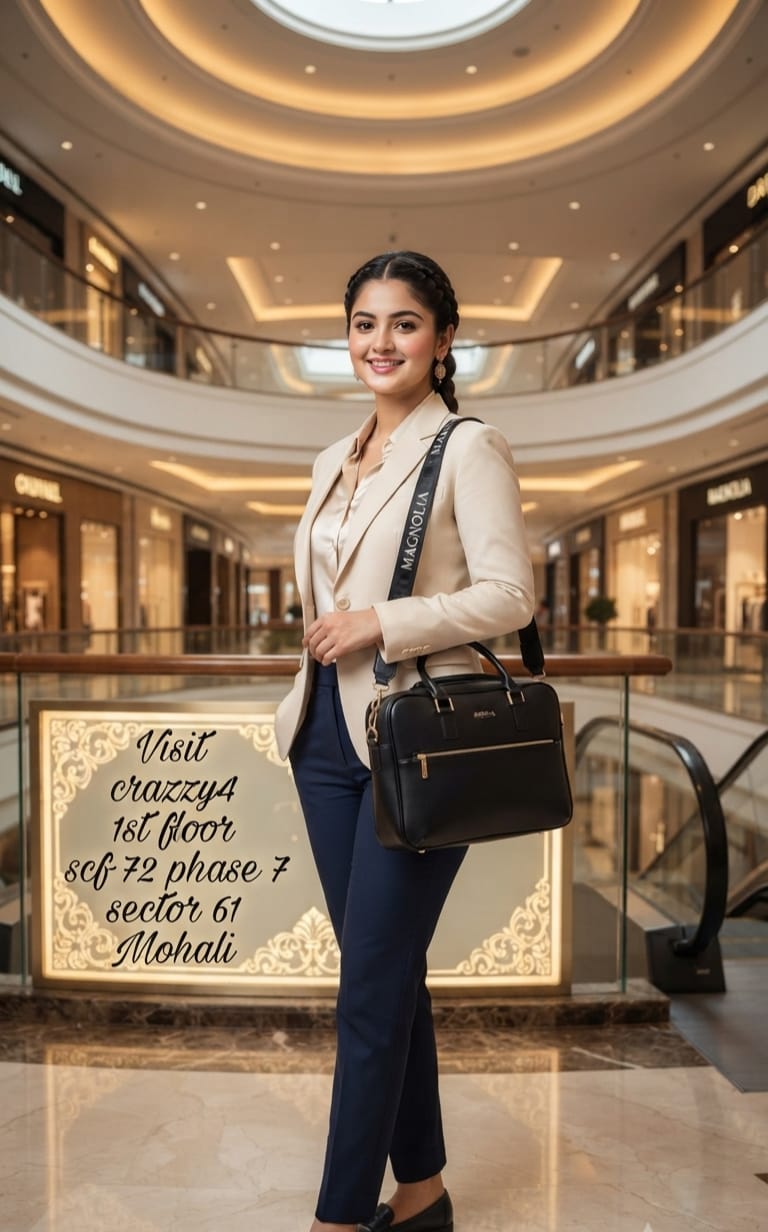 Magnolia High Quality PU Office Bag for College, Office & Travel