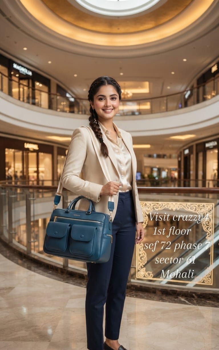 Magnolia High Quality PU Office Bag for College, Office & Travel