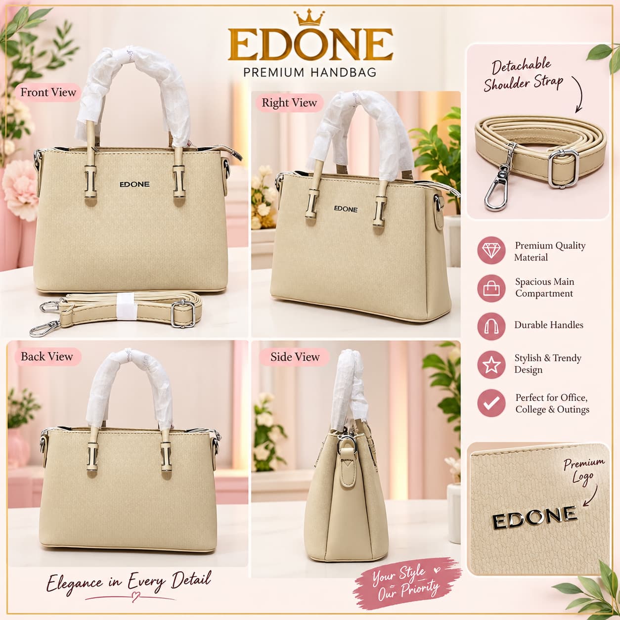Exone High Quality PU Mini Bag for Parties & Kitty Parties